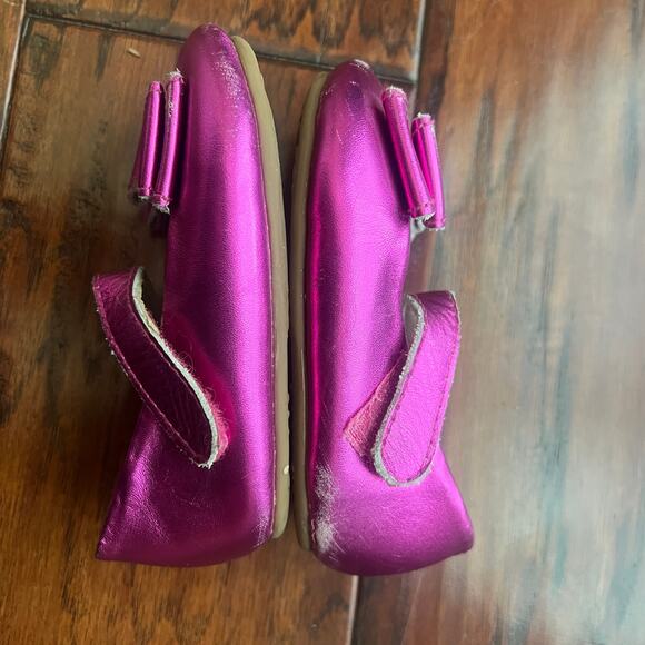 Sweet Kicks Bow MaryJane 5t Pink Metallic Girly - Picture 5 of 8